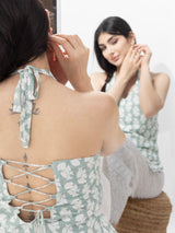 Fiza – Halter Backless Corset Kurti