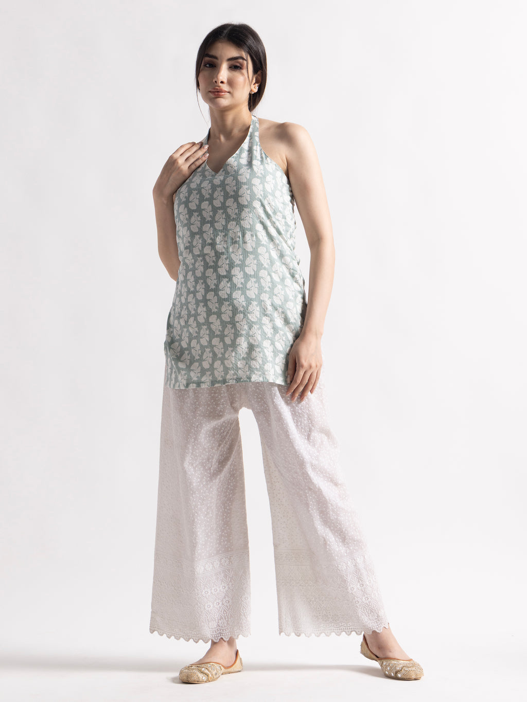 Fiza – Halter Backless Corset Kurti