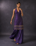 Zohra | Sequin Embroidered Halter Kurta