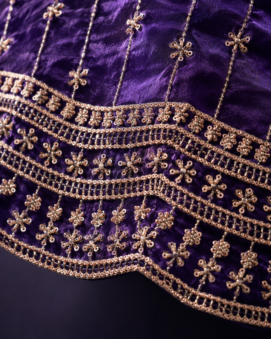 Zohra | Sequin Embroidered Halter Kurta