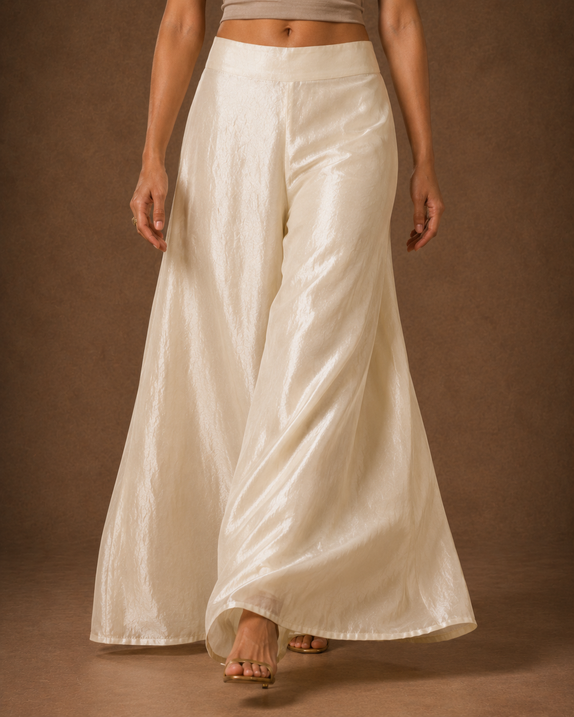 Palazzo Pant | Ivory Shimmer