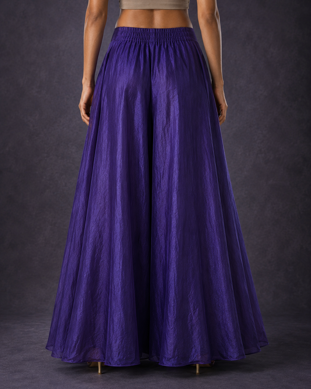 Palazzo Pant | Violet Shimmer