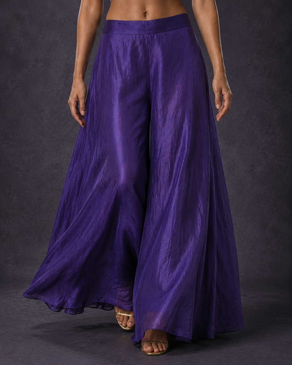 Palazzo Pant | Violet Shimmer