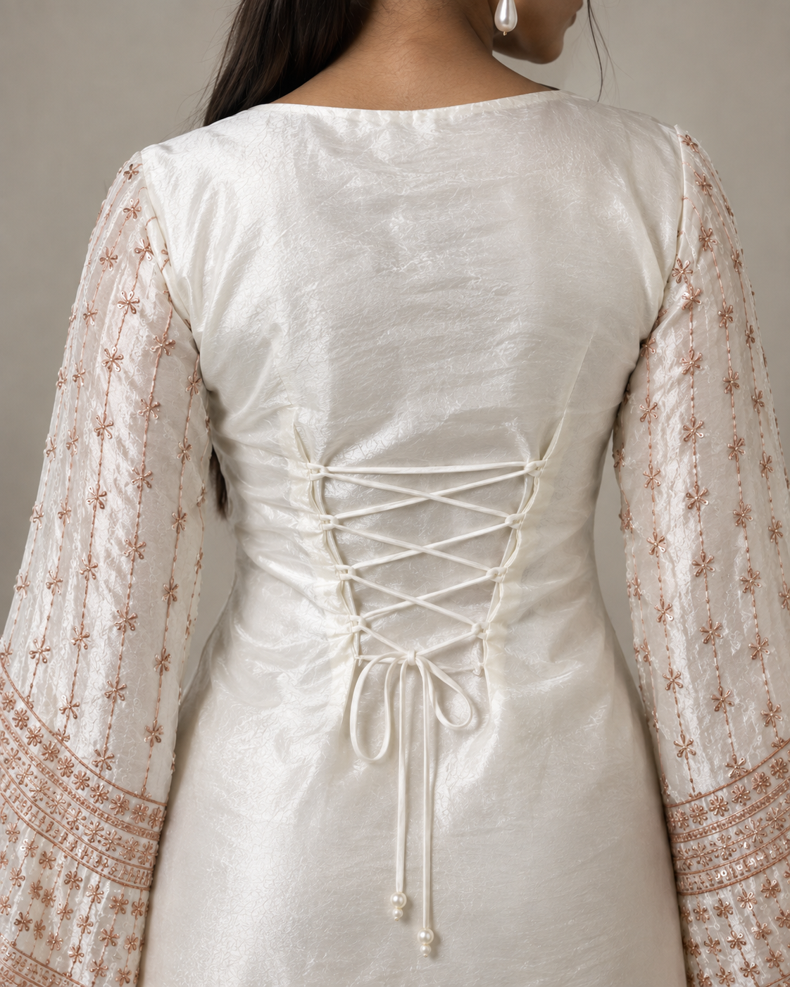 Lehar | Bell Sleeve Embroidered Kurta