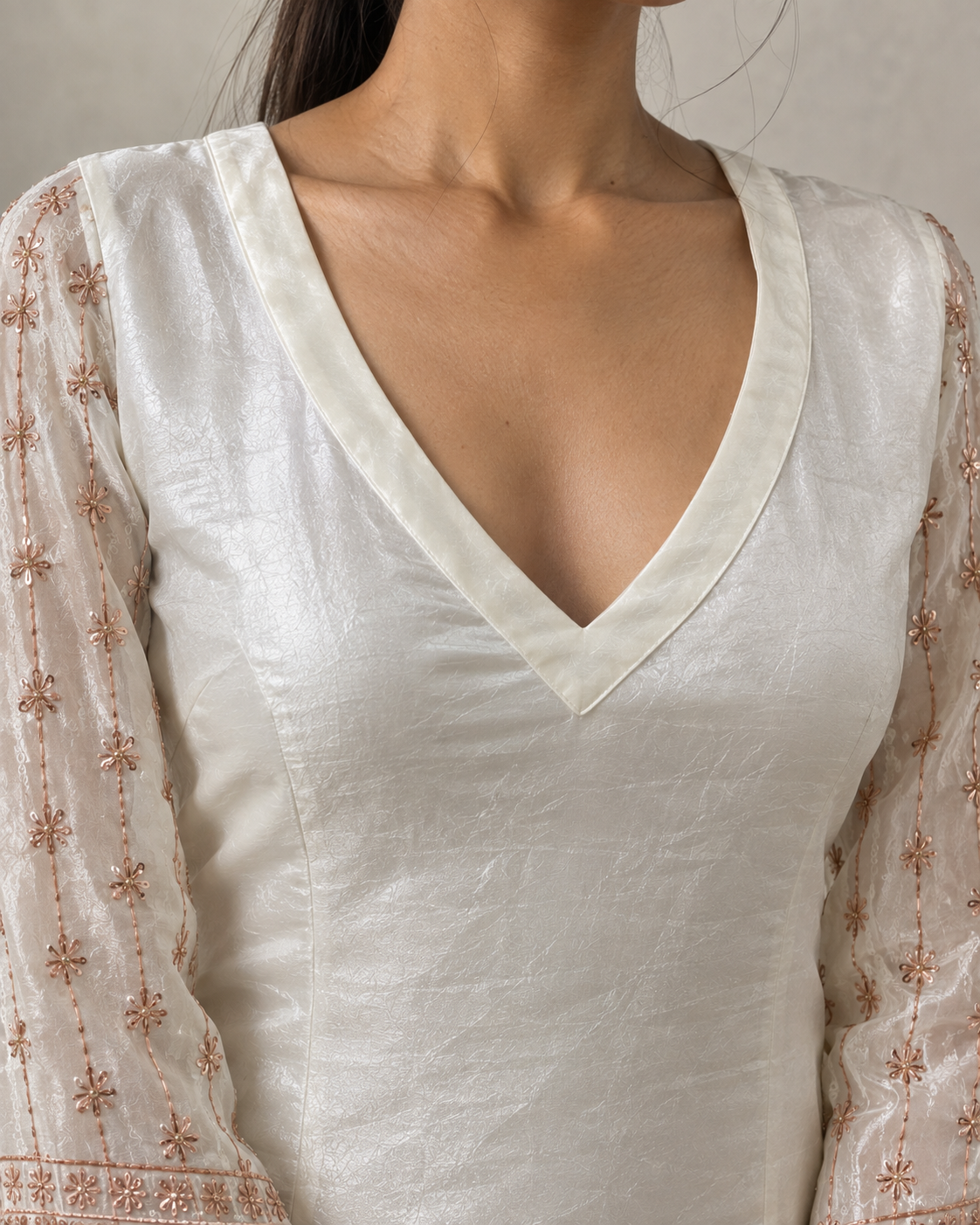 Lehar | Bell Sleeve Embroidered Kurta