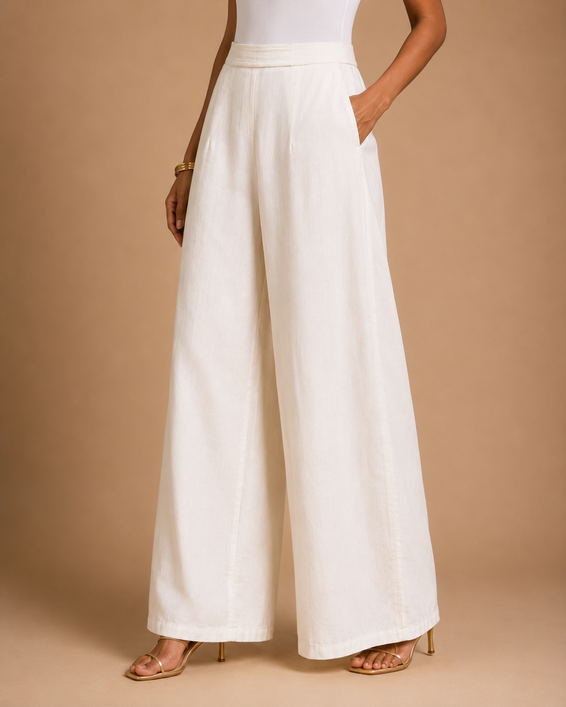 Palazzo Pant | White
