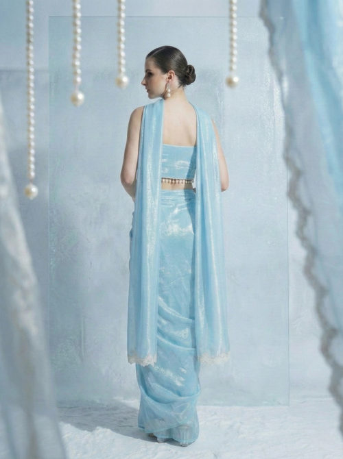 Apsara tie-Drape Skirt Set
