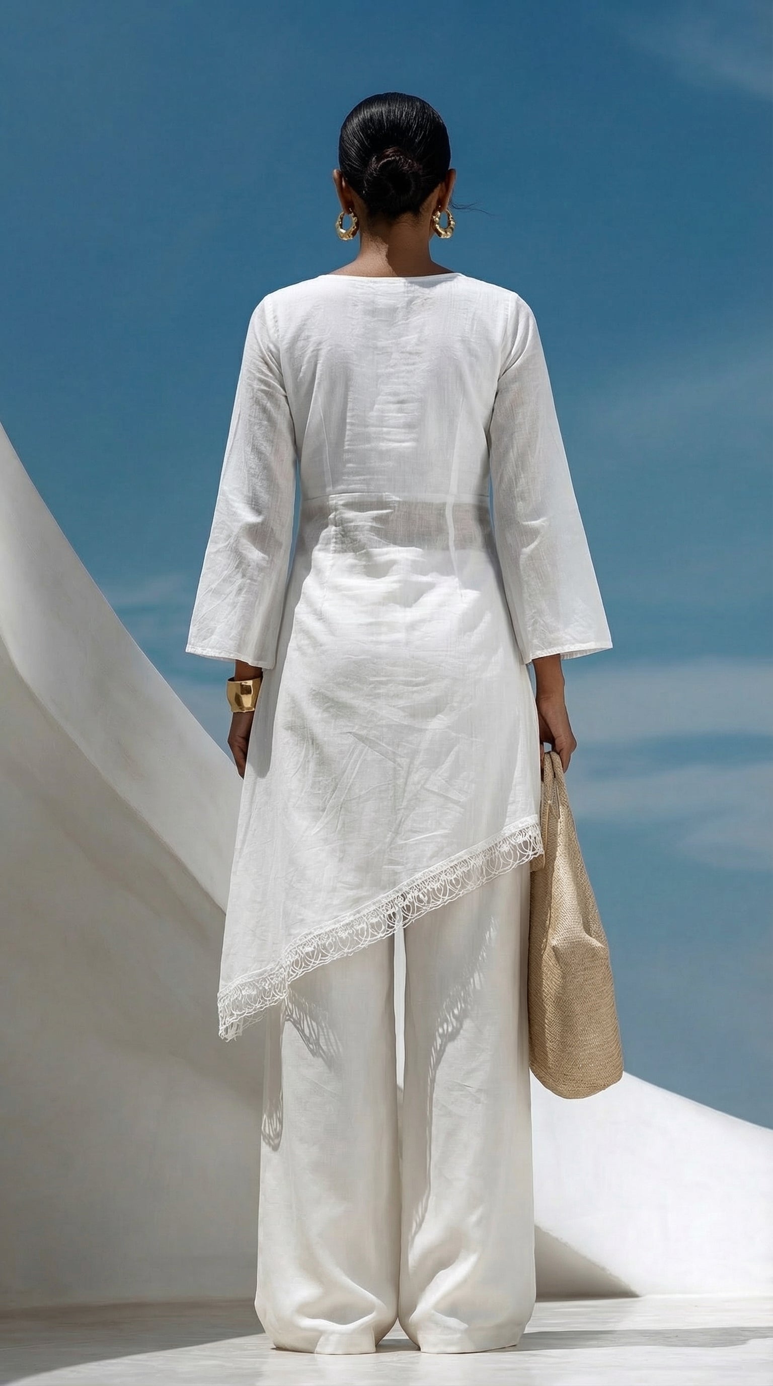 Ziana Sheer Mul Kurti