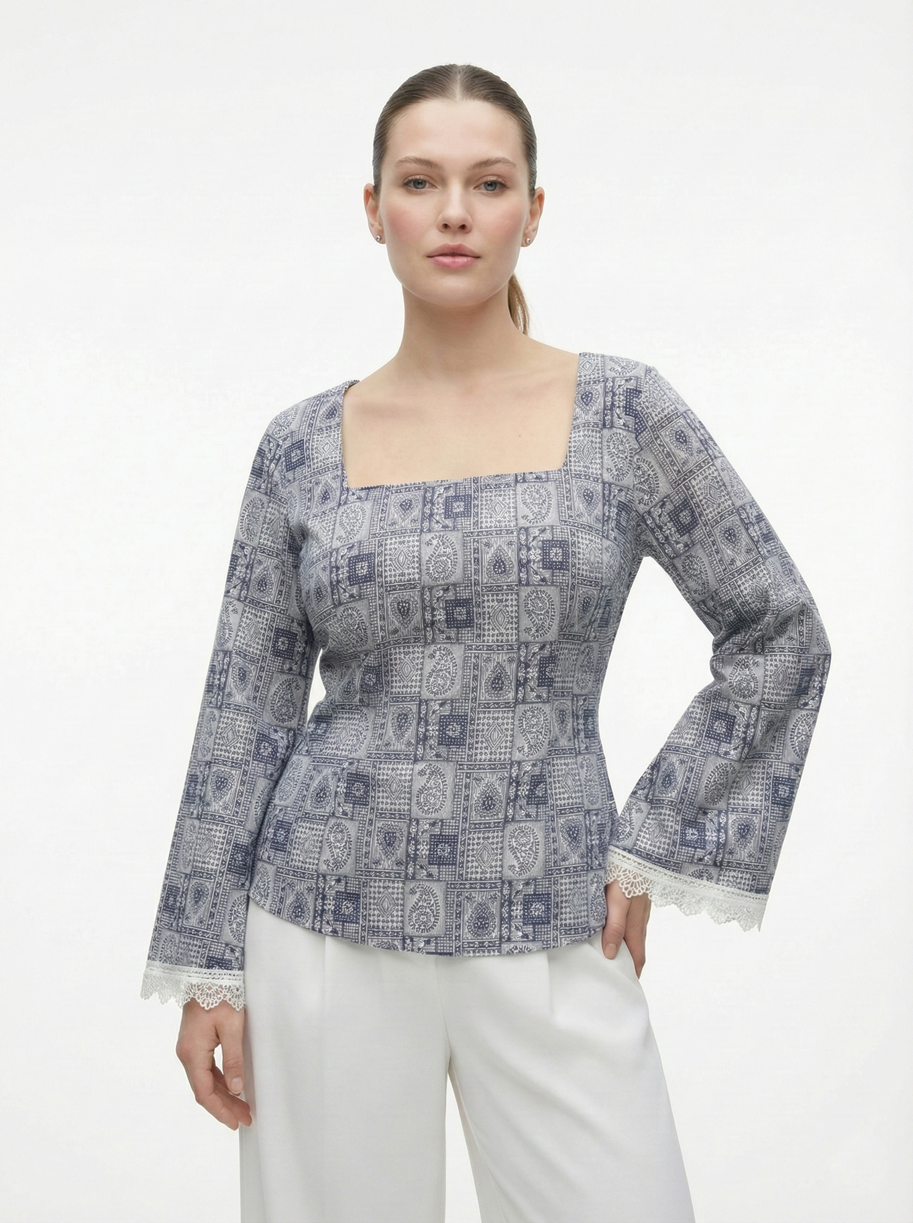 Arohi Printed Corset Top