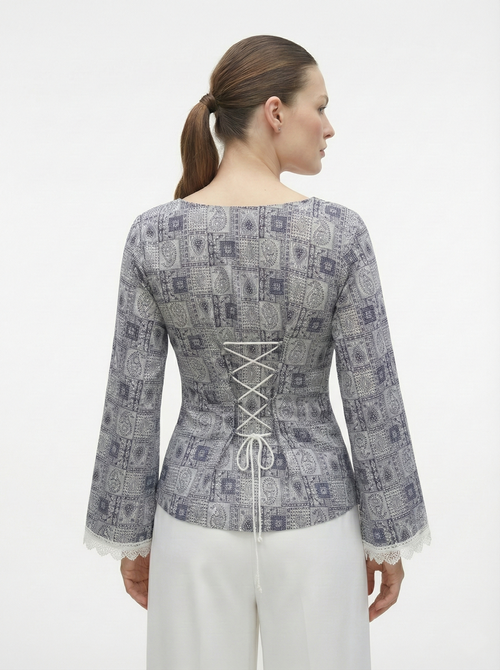 Arohi Printed Corset Top