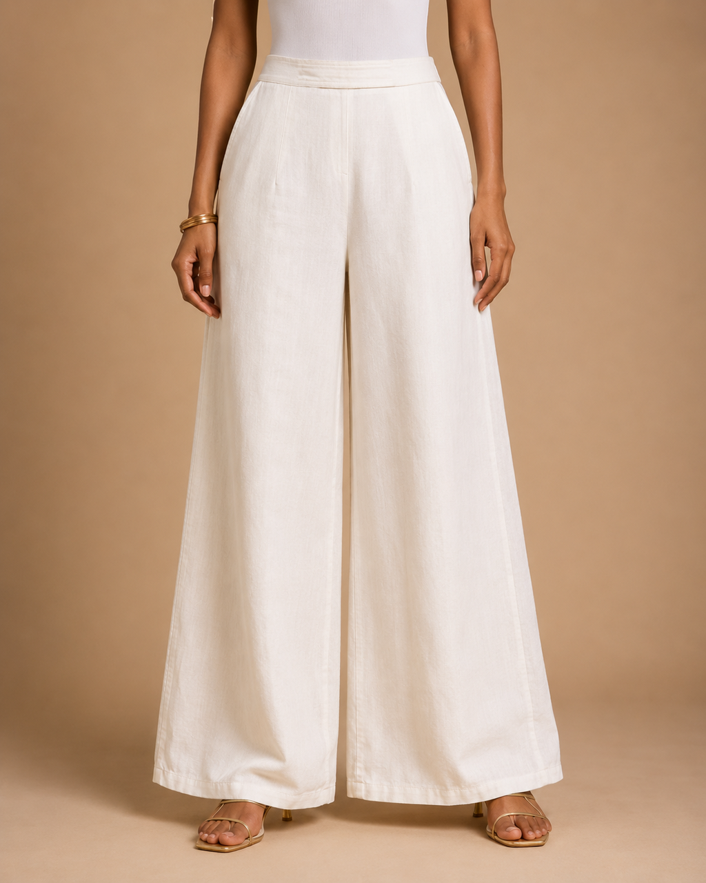 Palazzo Pant | White