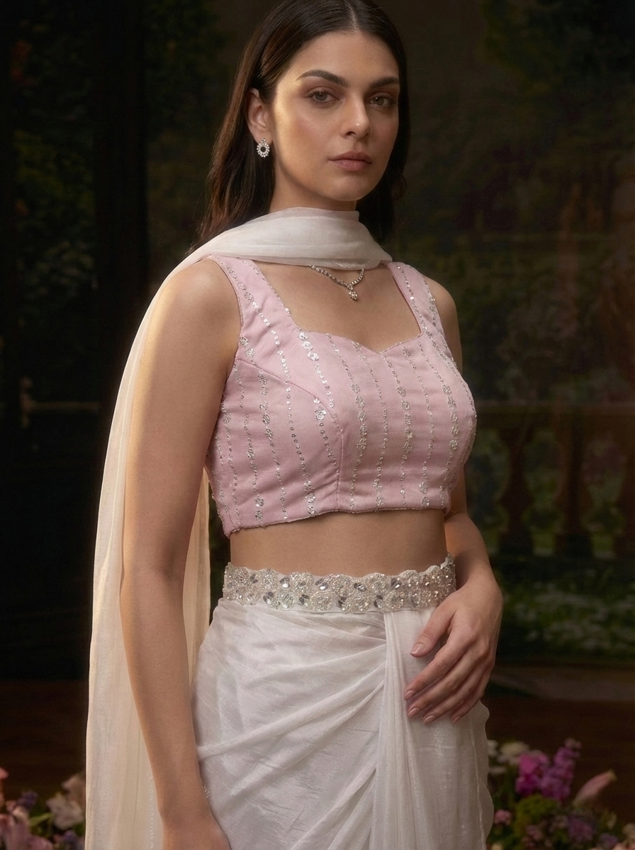 Tara Drape Skirt Set