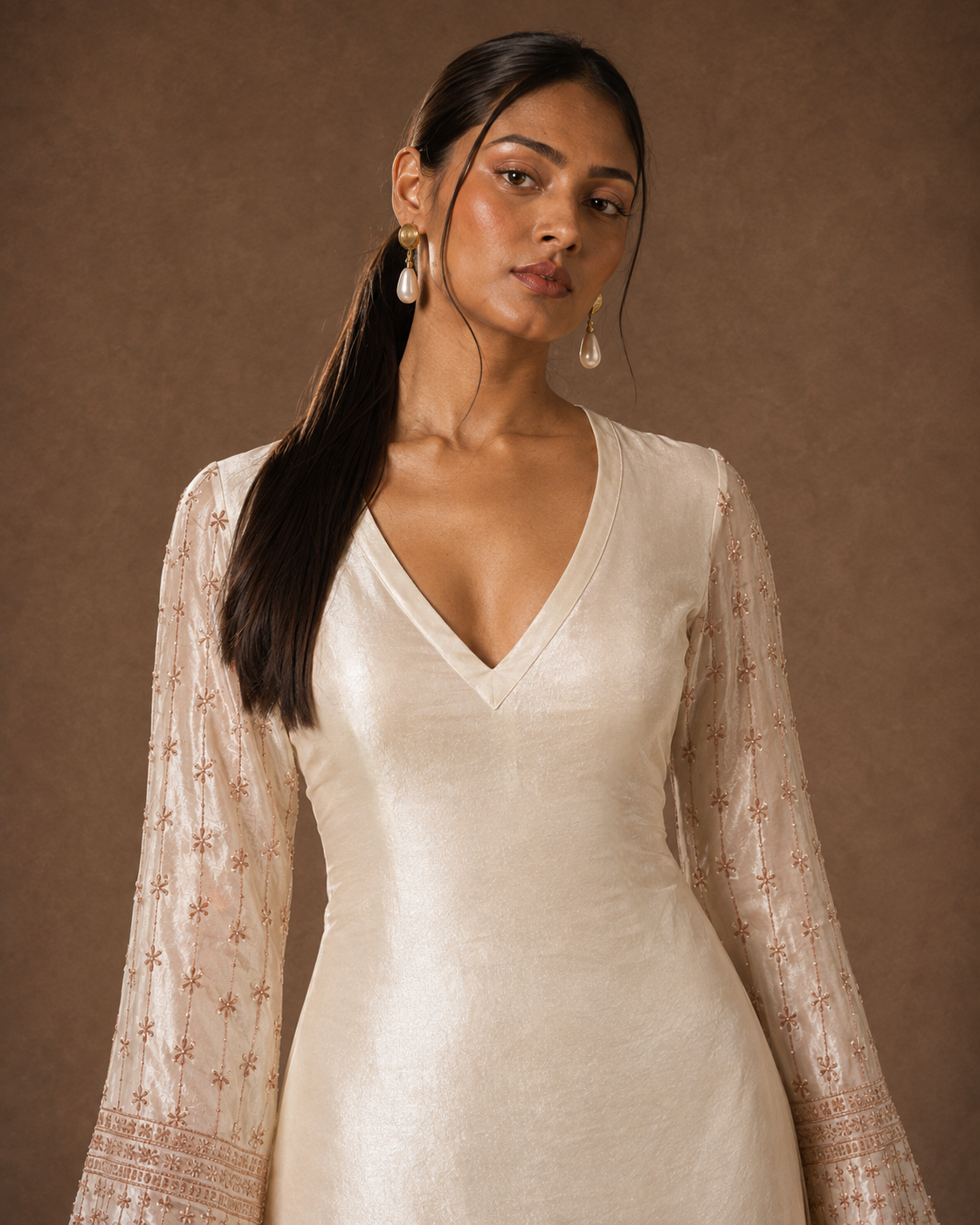 Lehar | Bell Sleeve Embroidered Kurta