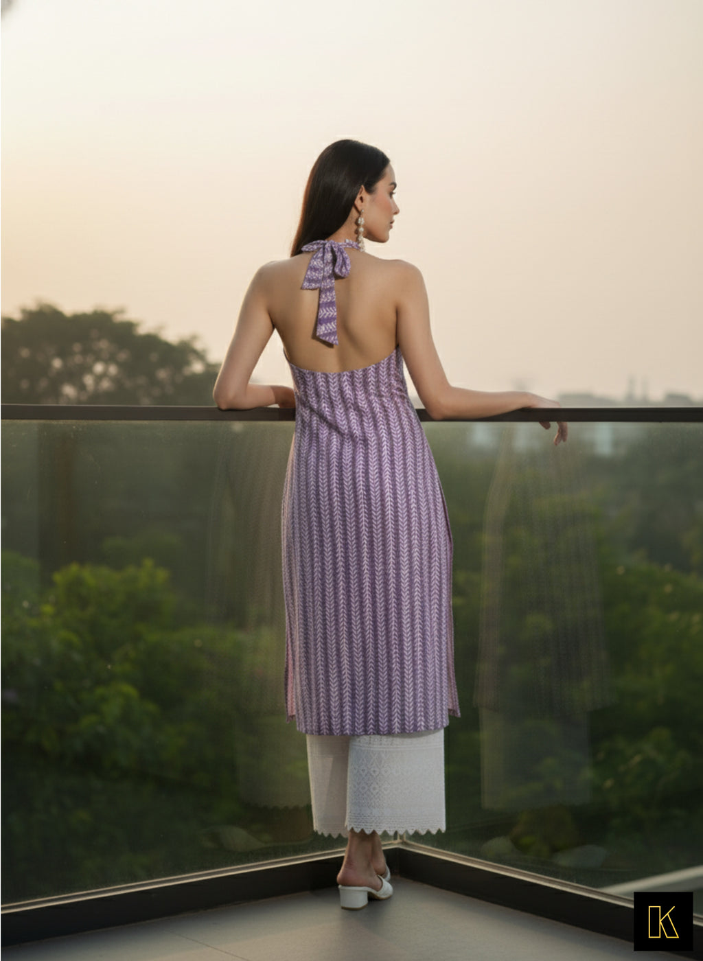 Lavender Dusk Kurti