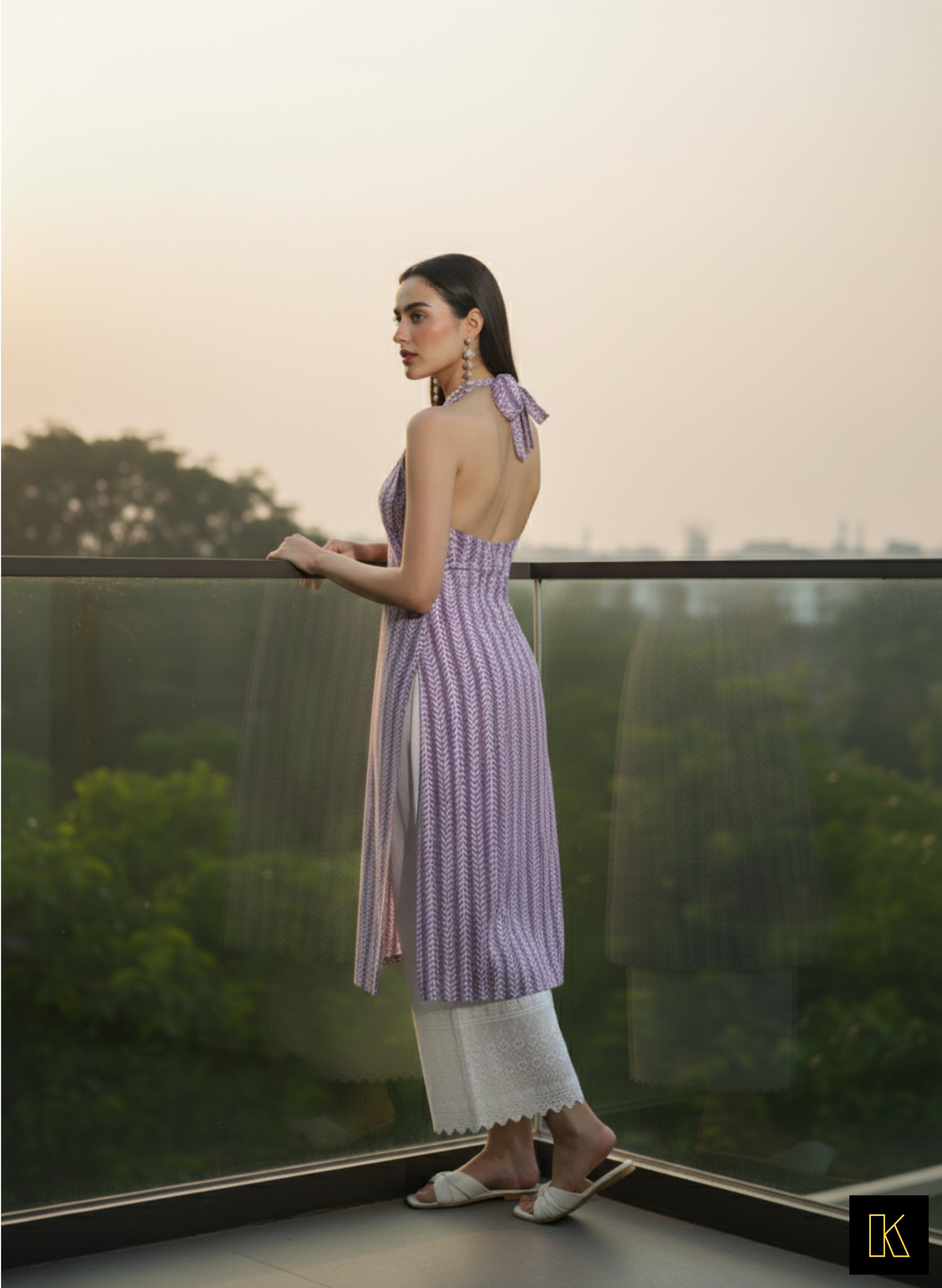 Lavender Dusk Kurti